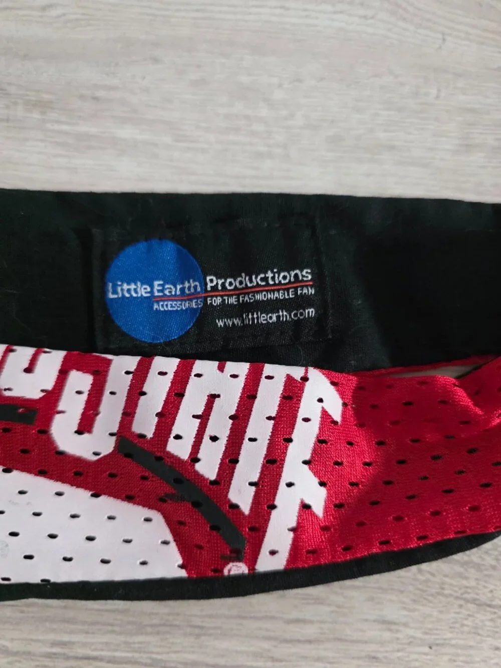 The Ohio State Buckeyes Jersey Headband with embroidered Ohio State.